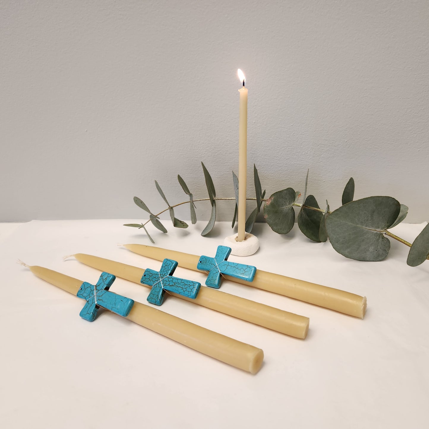 Beeswax Easter Candles 25cm 6+ hour burn time