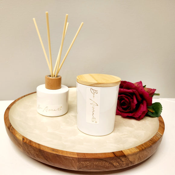 BEE AROMA Mothers day gift pack - candle and diffuser set  LIMITED EDITION