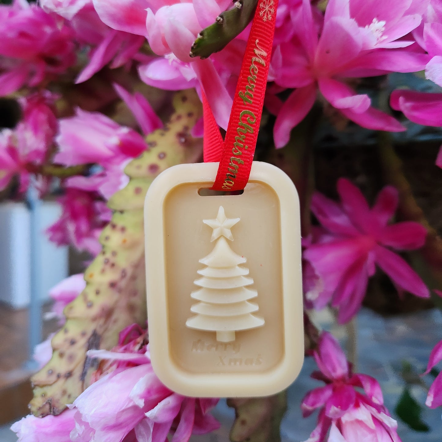 Beeswax scented Christmas ornament