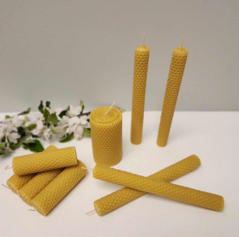 Honeycomb beeswax wraps - candles deluxe pack