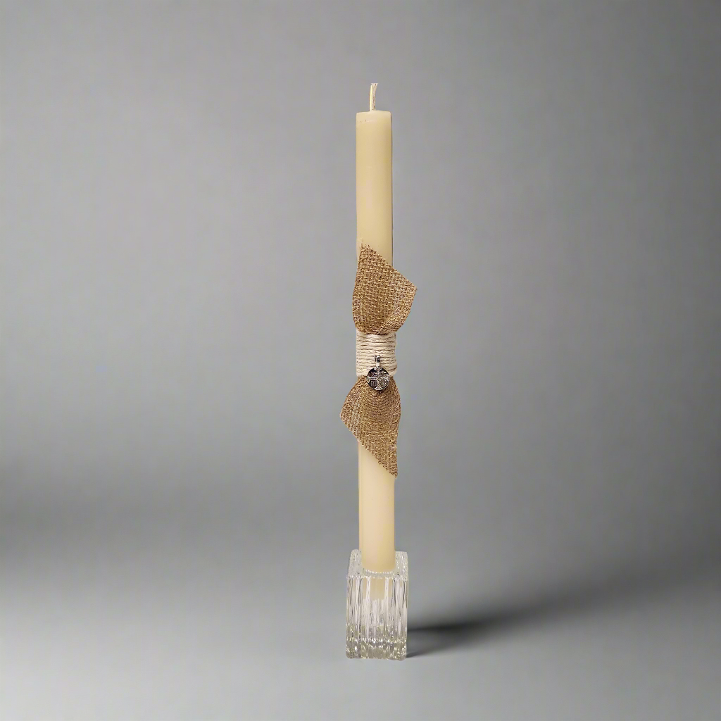Beeswax candles for Orthodox Easter - Lambathes NIKA pendant