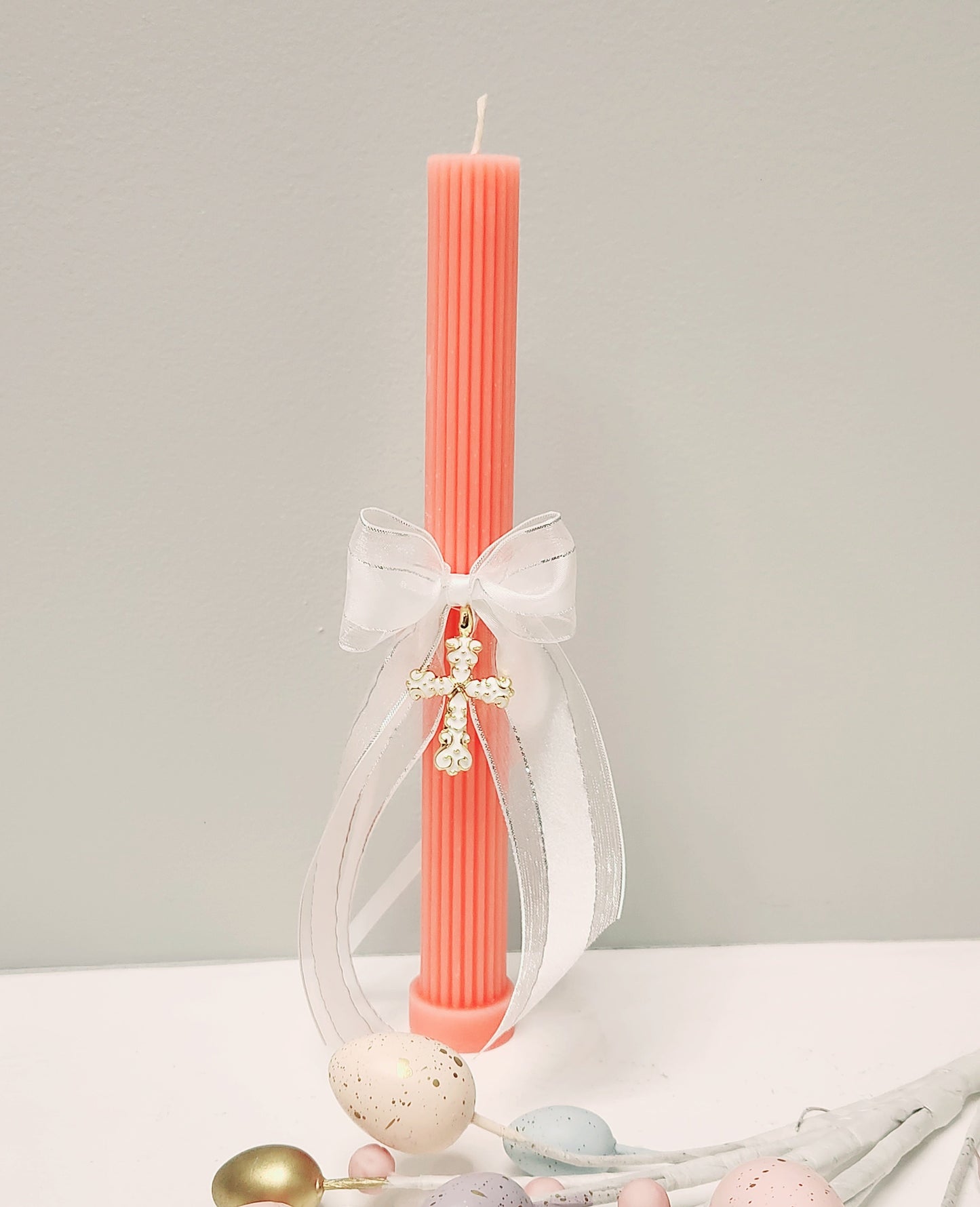 Palm Sunday Beeswax Lambathes - candles for Orthodox Easter