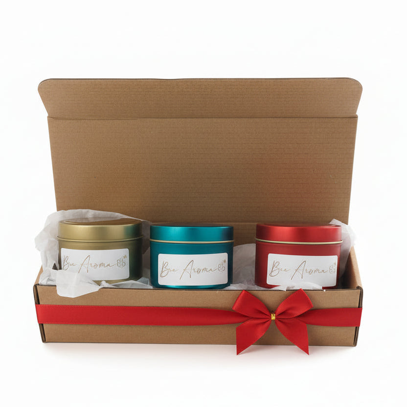 Christmas trio candle gift pack