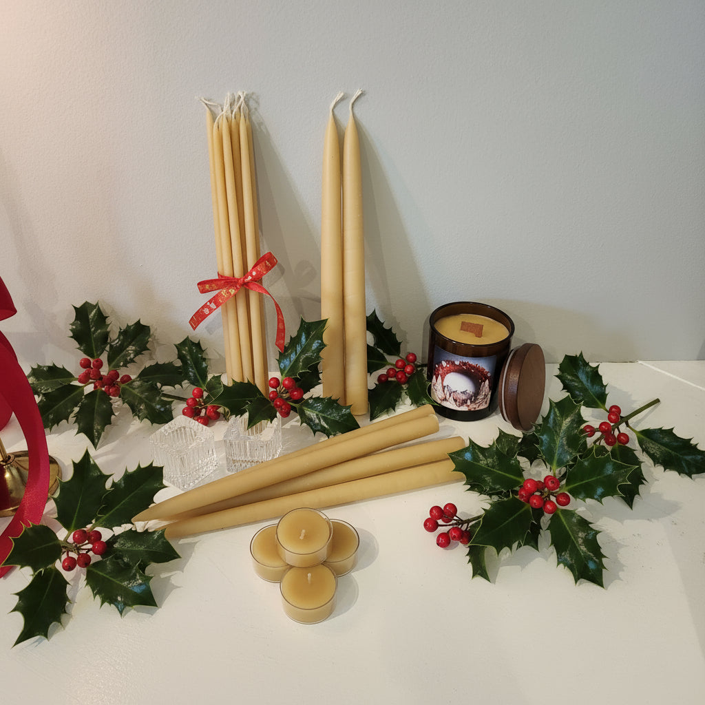 DELUXE BEESWAX CANDLE GIFT BOX - LIMITED EDITION