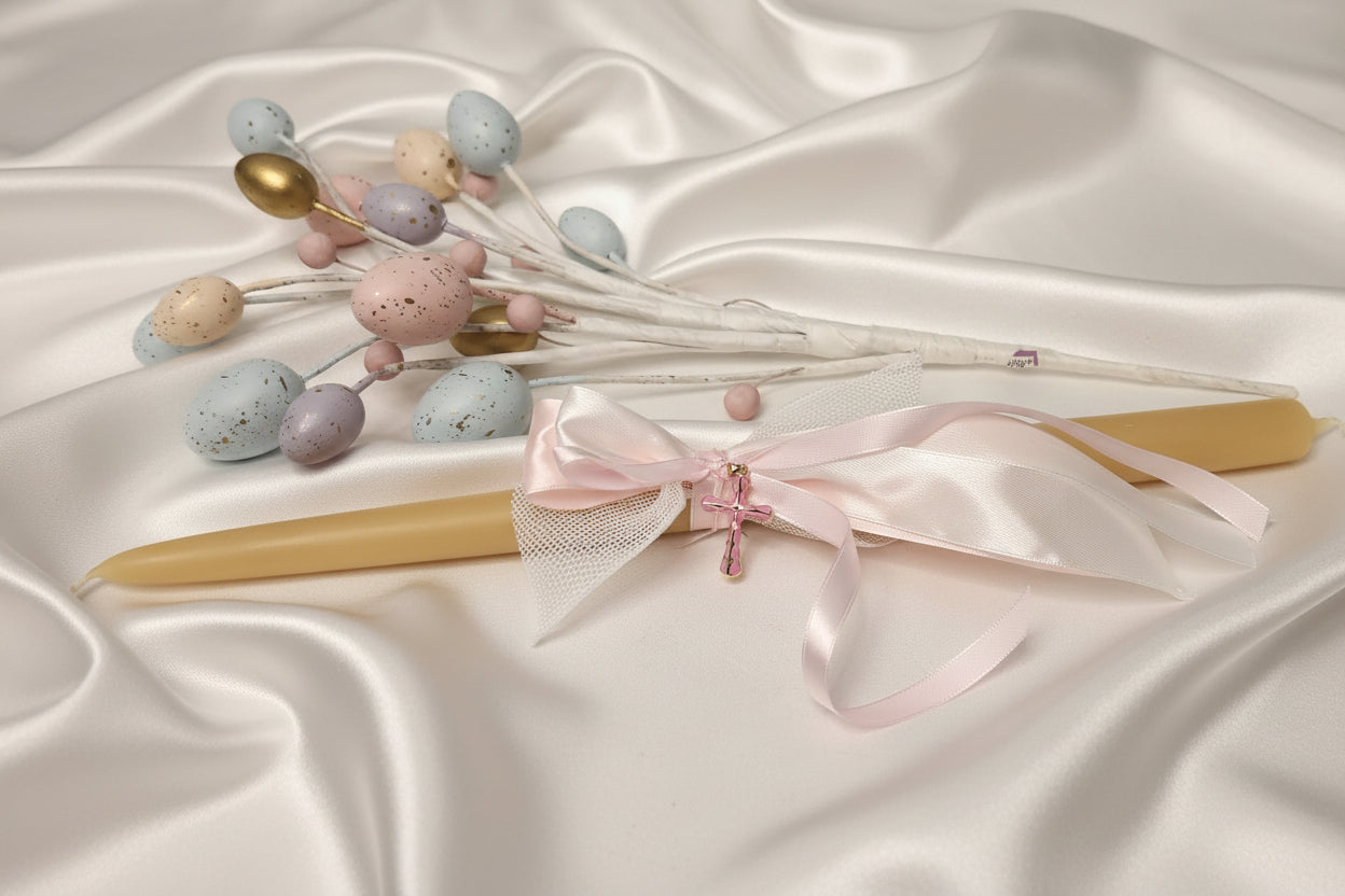Beeswax Palm Sunday Orthodox Easter candles