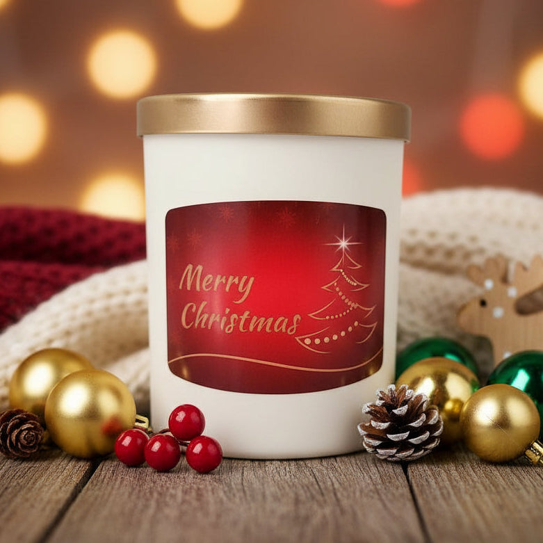 Christmas Edition - French Cinnamon Vanilla scented candle