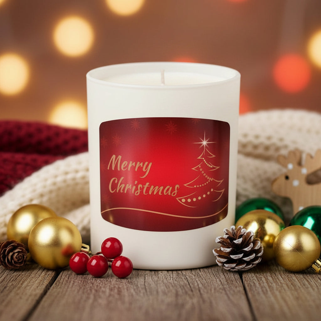 Christmas Edition - French Cinnamon Vanilla scented candle