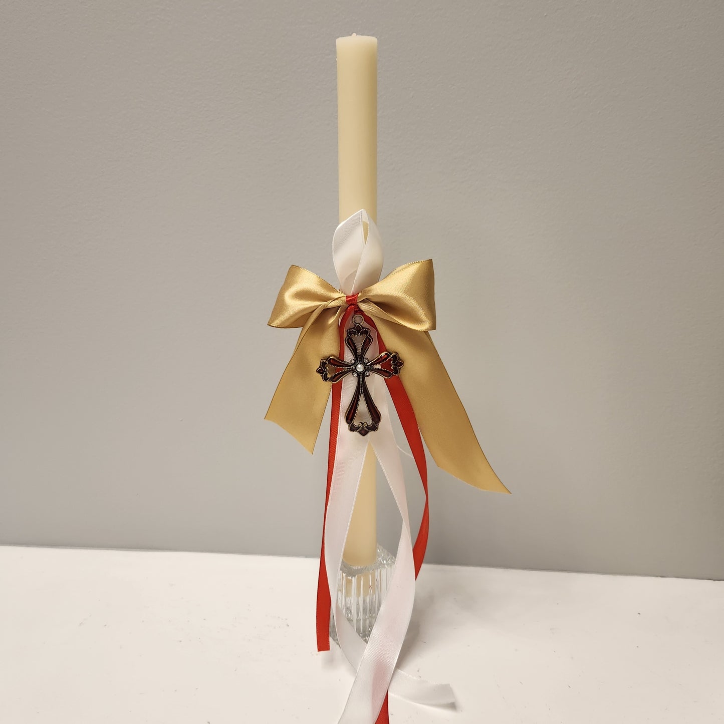 Beeswax Girls Palm Sunday - Orthodox Easter candles / Lambatha