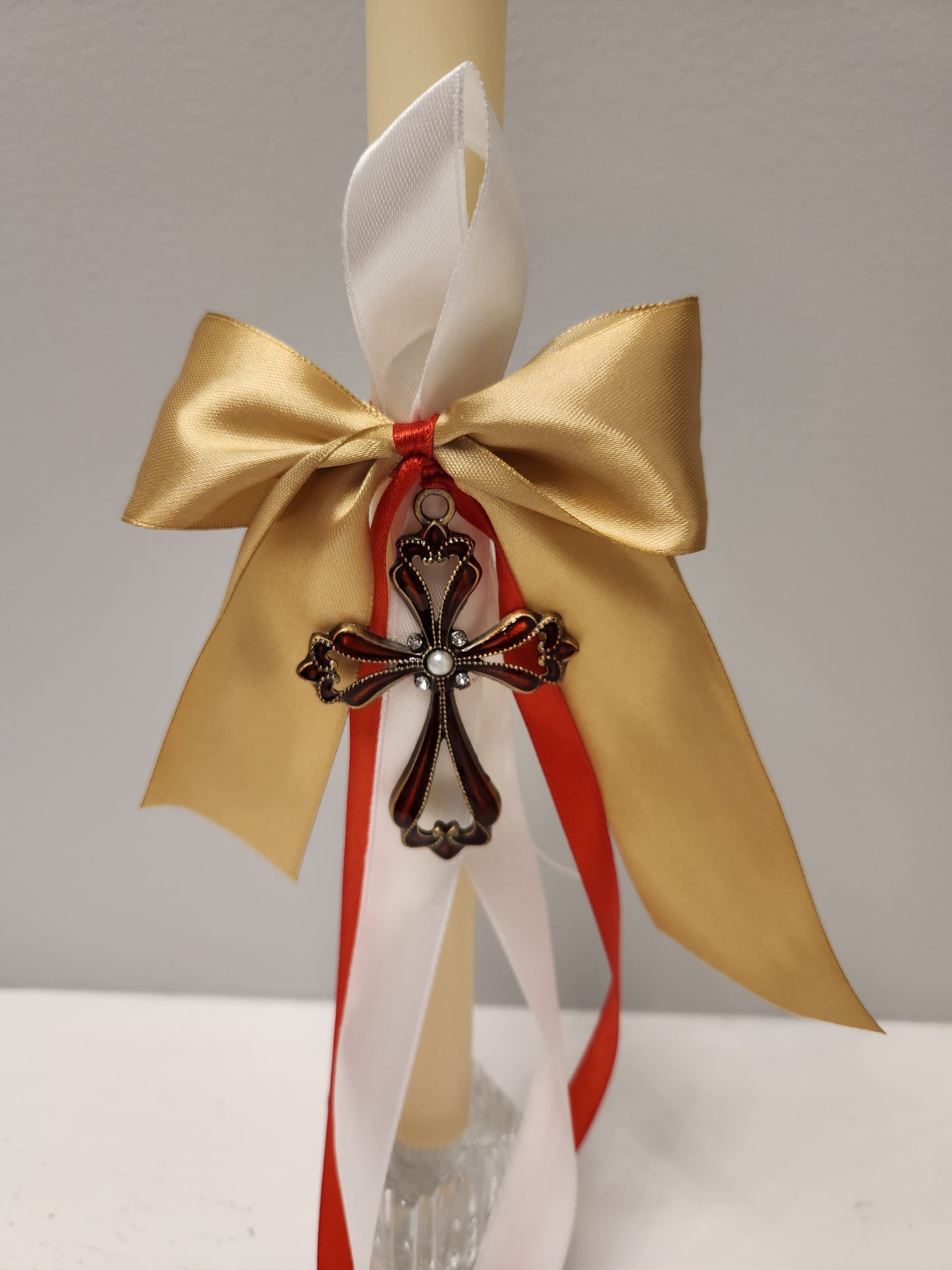 Beeswax Girls Palm Sunday - Orthodox Easter candles / Lambatha