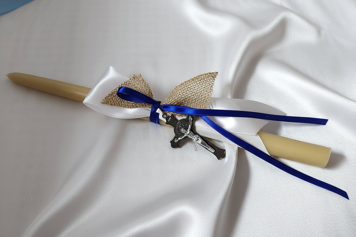 Palm Sunday Candles • Easter Lambathes Large crucifix