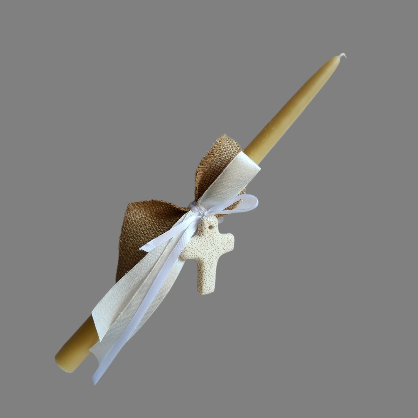 Beeswax Church Lambades - Palm Sunday candles for Orthodox Easter