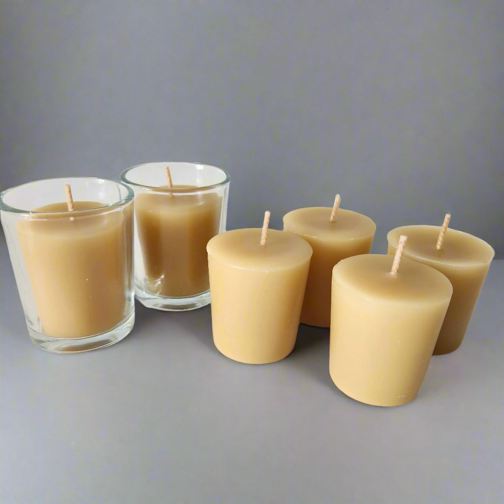 6 piece Beeswax votive starter pack