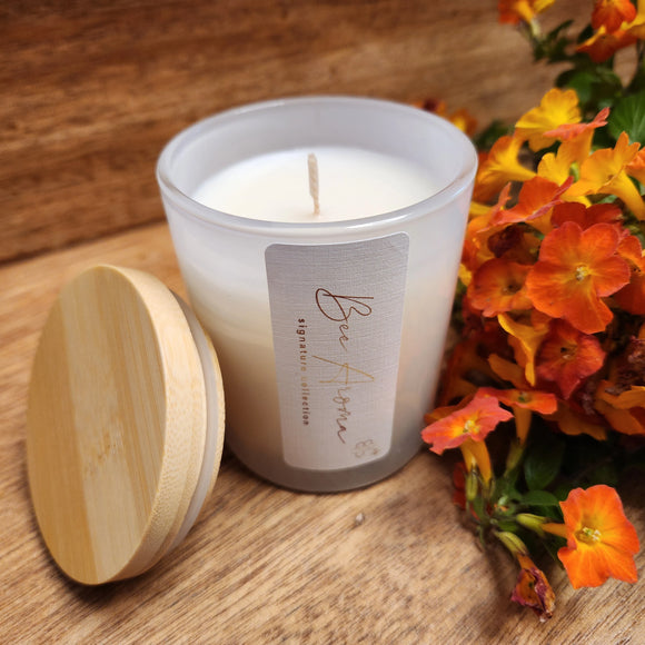 Australian Floral & Honey scented beeswax candle