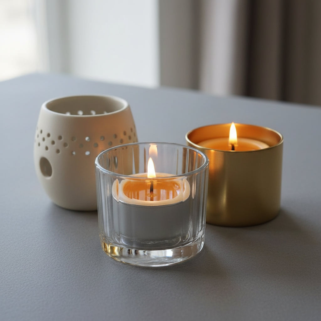 Beeswax Tealights candles aluminum cup | 7 -8 hour burn time