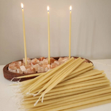 Australian beeswax thin taper Candles  25cm 2+ hour burn time