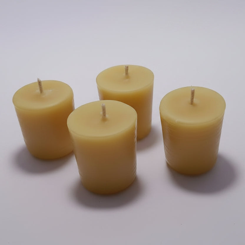 Beeswax votive refill candles