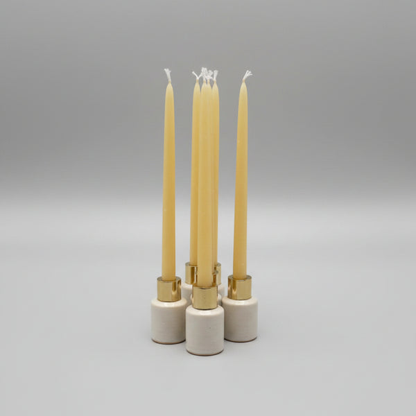 Beeswax Thin Taper Candles  25cm 3+ hour burn time