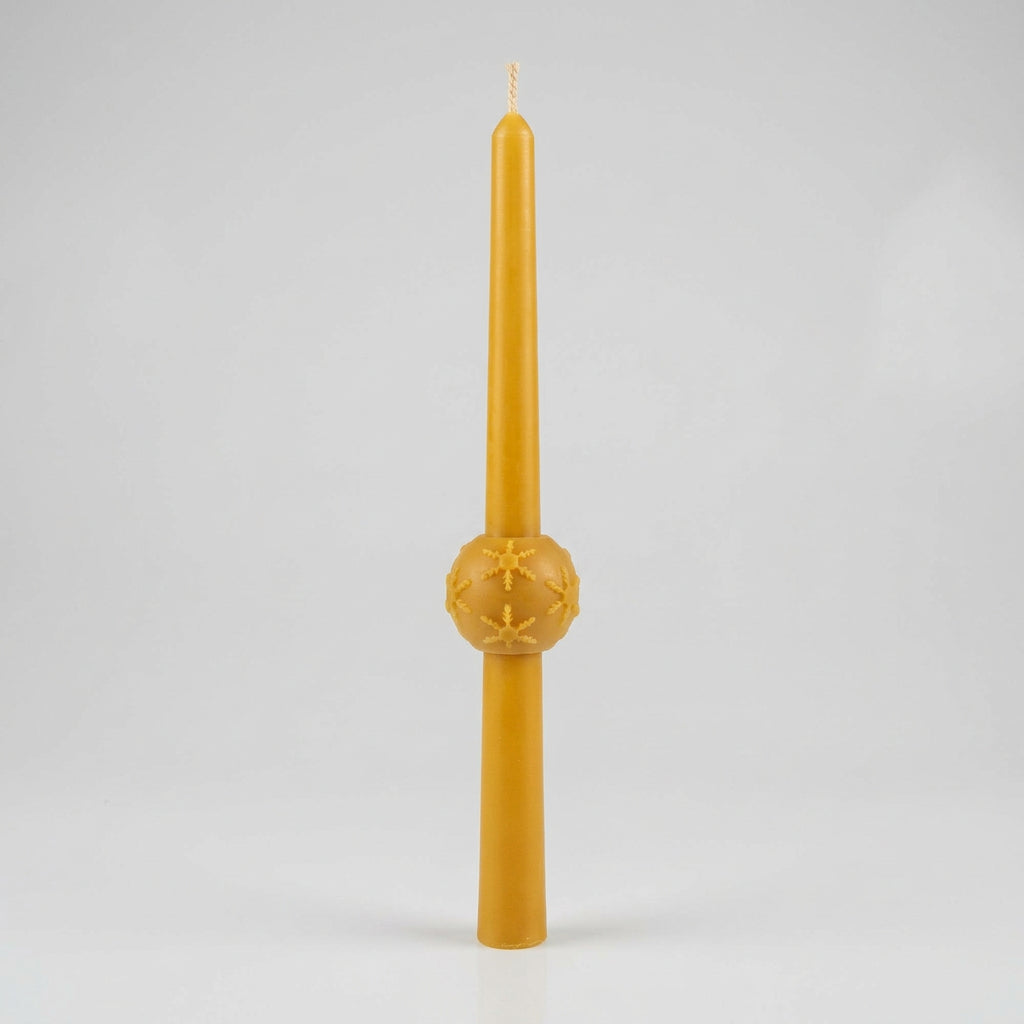 Christmas decorative beeswax taper candles