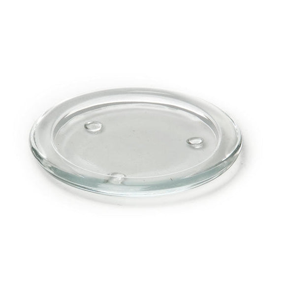 Glass Pillar Candle Plate