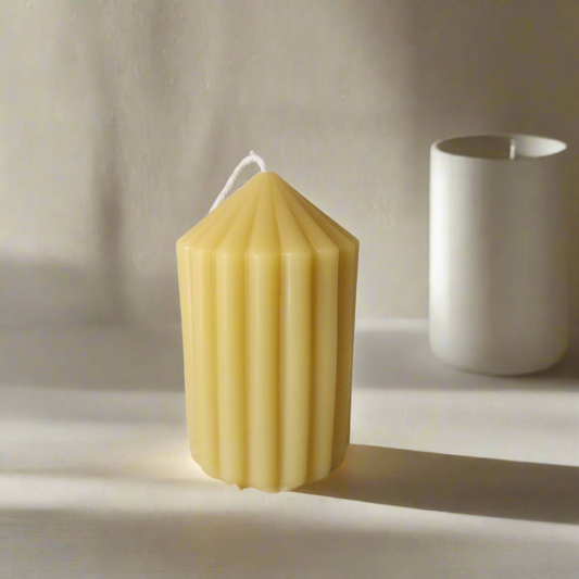 Beeswax Circus Pillar - short