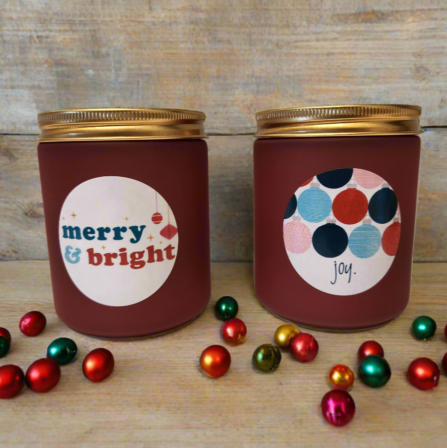 Christmas collection beeswax scented candles
