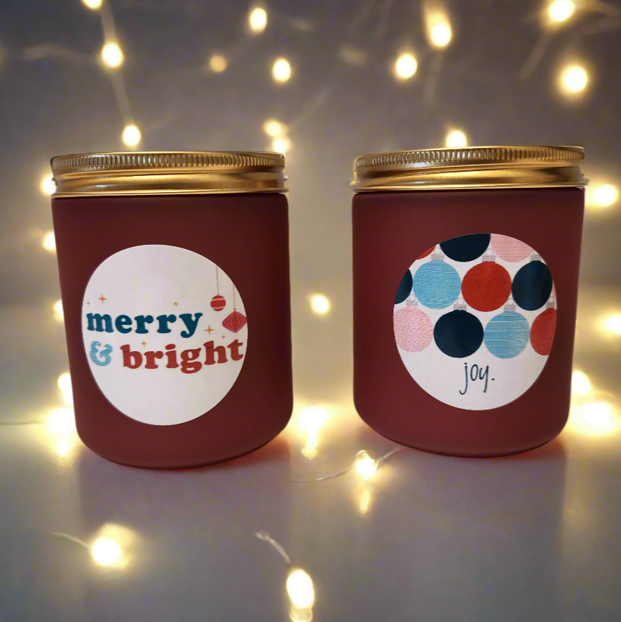 Christmas collection beeswax scented candles