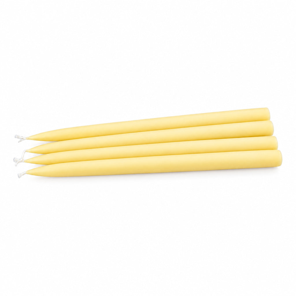 Australian Pure Beeswax Taper Candles 25cm 6+ hour burn time