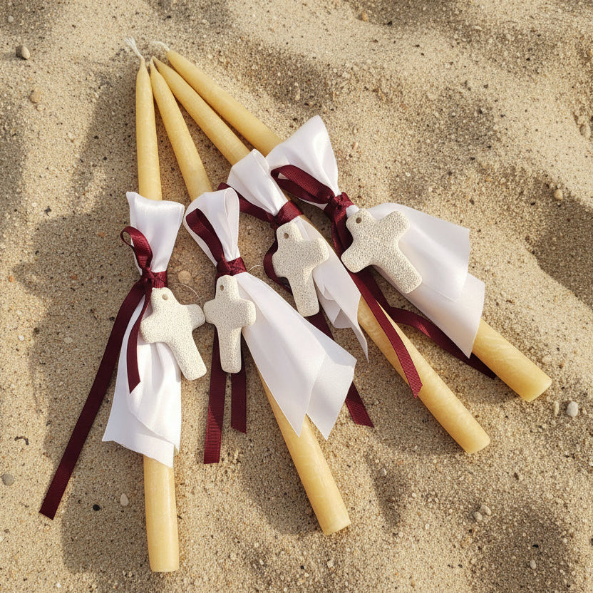 Palm Sunday Candles • Orthodox Easter Lambathes family pack