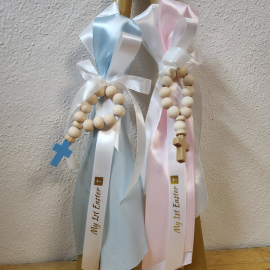 Babies 1st Easter -  Orthodox candles / Kids Lambathes for Palm Sunday