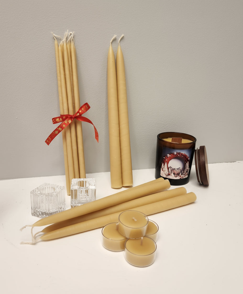 DELUXE BEESWAX CANDLE GIFT BOX - LIMITED EDITION