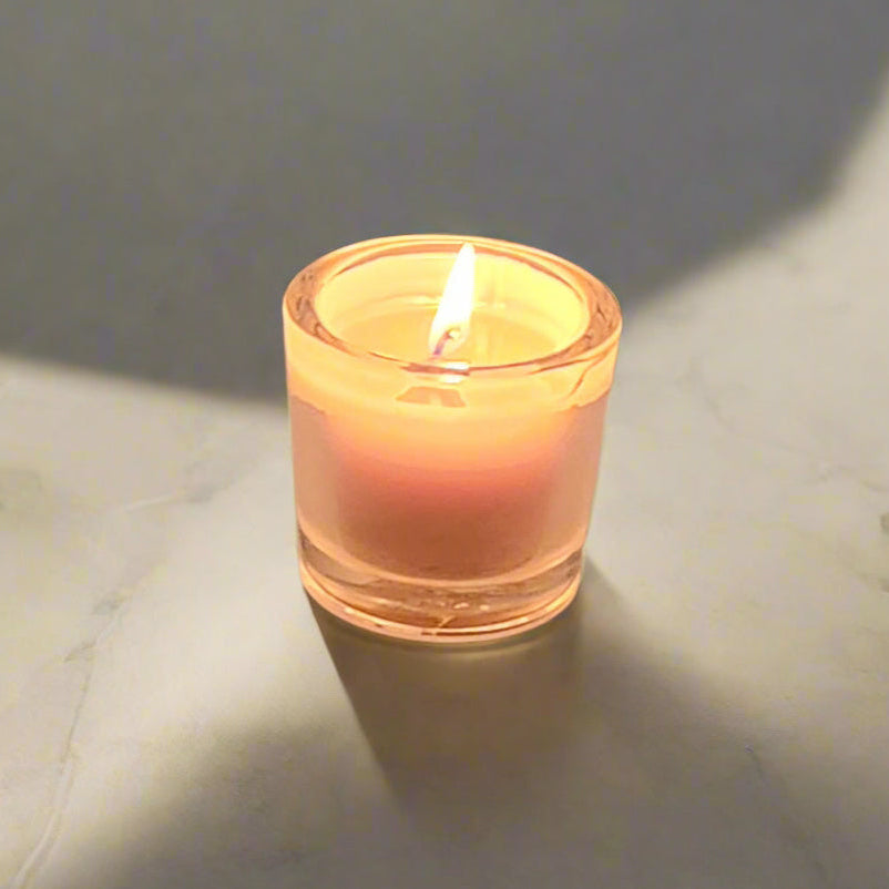 Beeswax scented mini pot candle