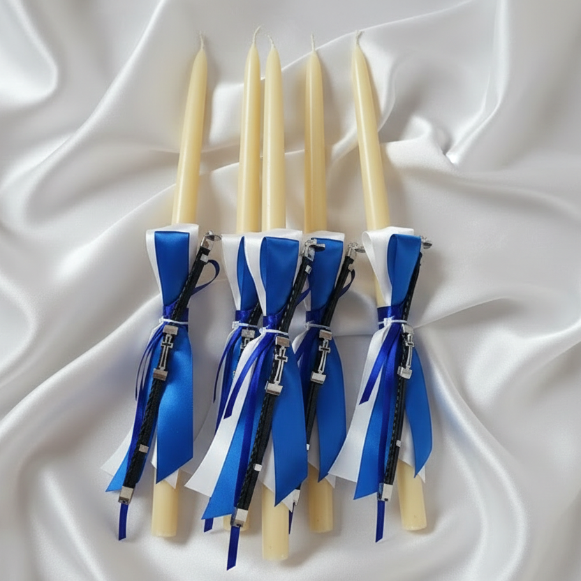 Beeswax Palm Sunday - Orthodox Easter candles / Lambatha