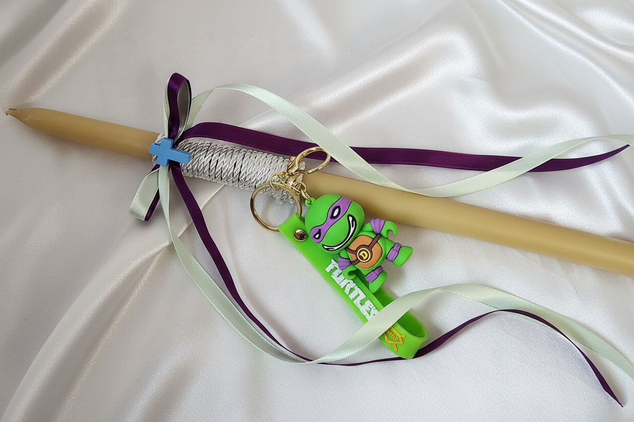 Beeswax Easter Palm Sunday Candles -  Lambathes character  theme