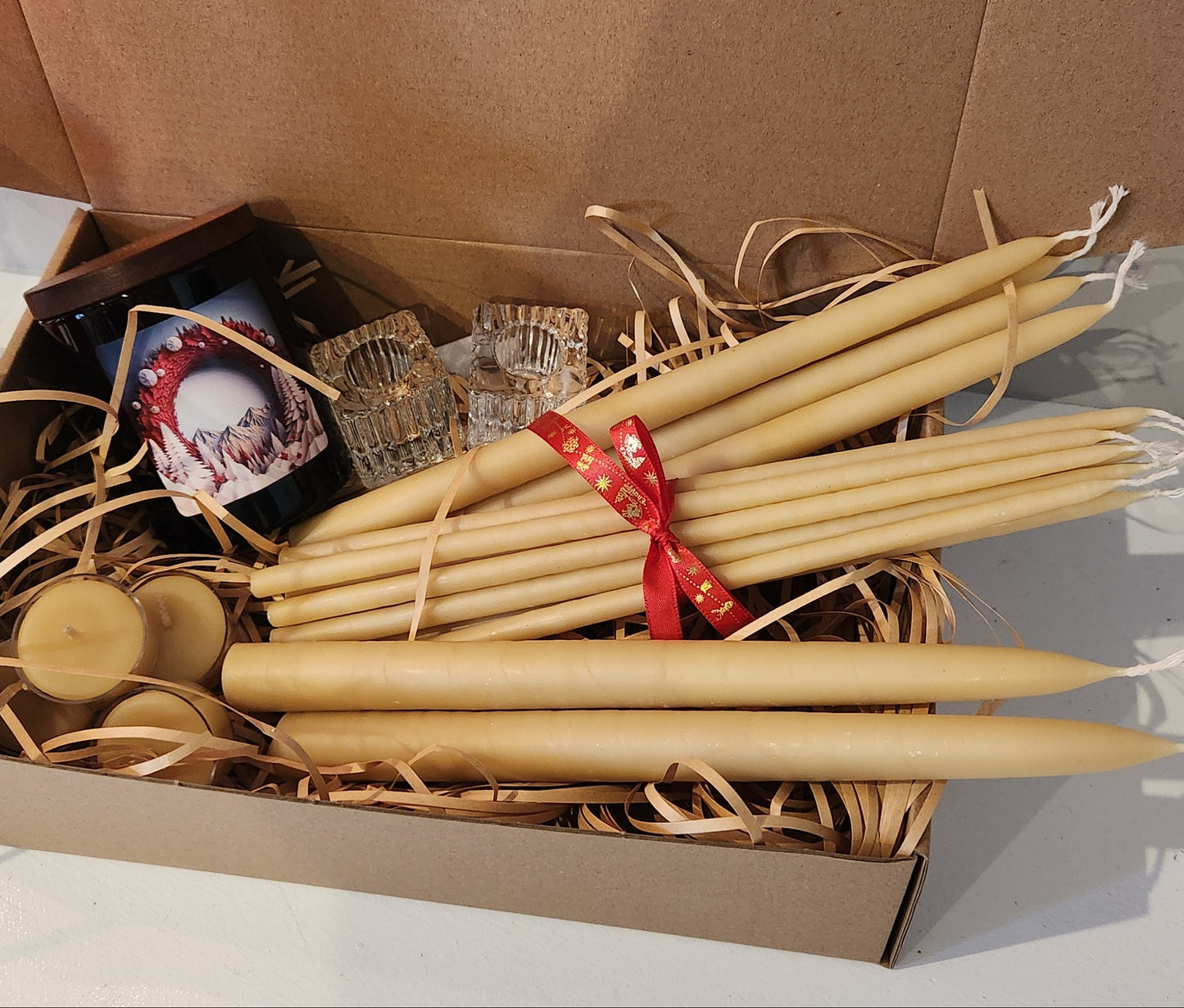 DELUXE BEESWAX CANDLE GIFT BOX - LIMITED EDITION