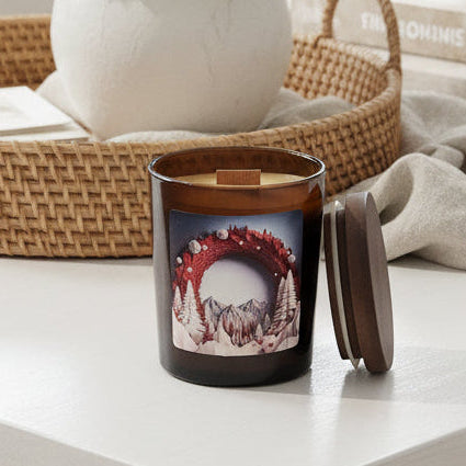 Christmas Edition  Beeswax candle