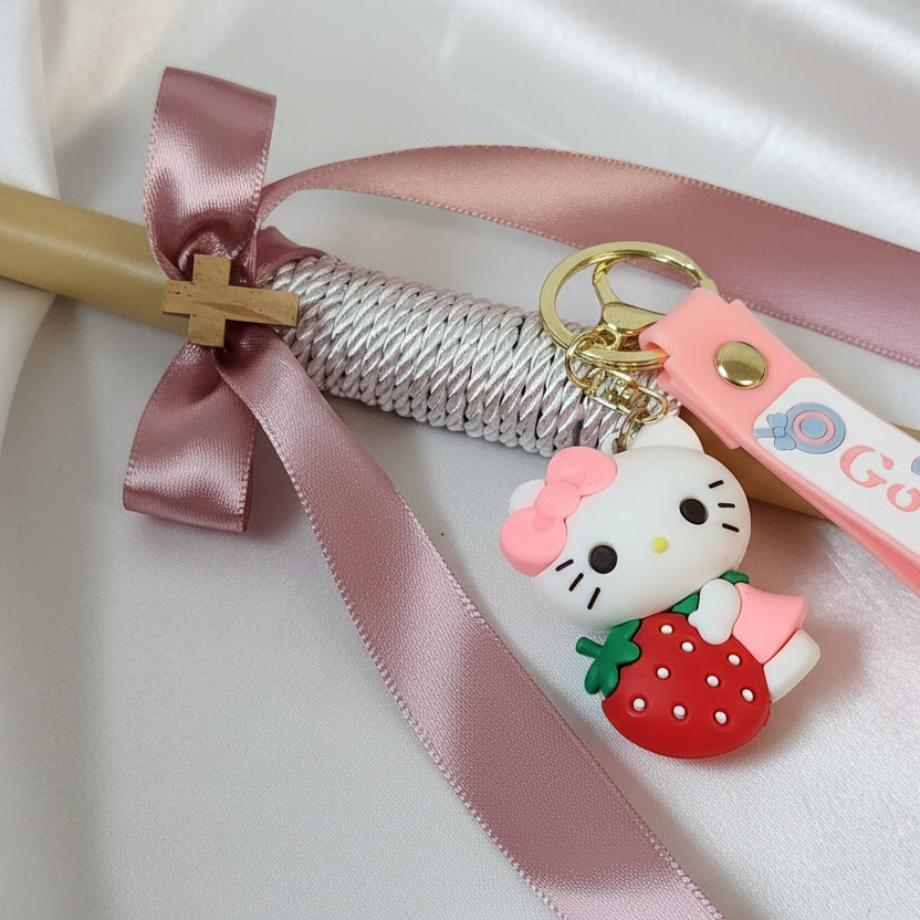 Beeswax Easter Palm Sunday Candles -  Lambathes character  theme