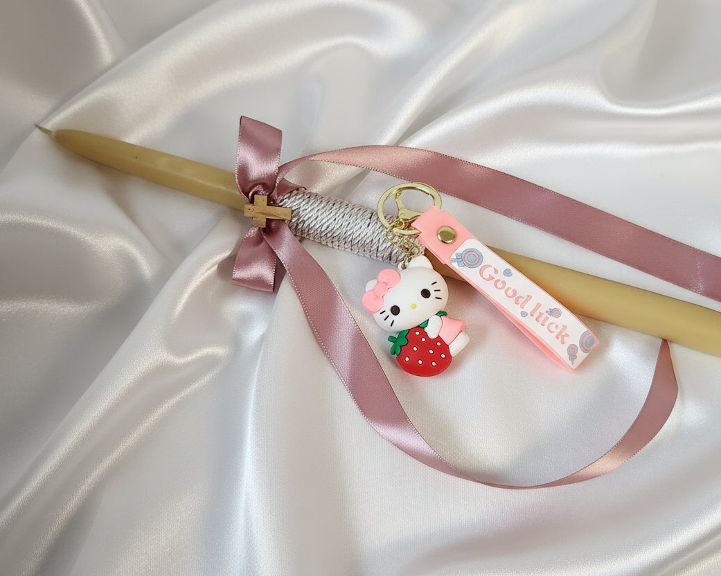 Beeswax Easter Palm Sunday Candles -  Lambathes character  theme