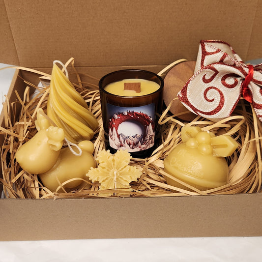 Christmas Gift Box - Beeswax Candles