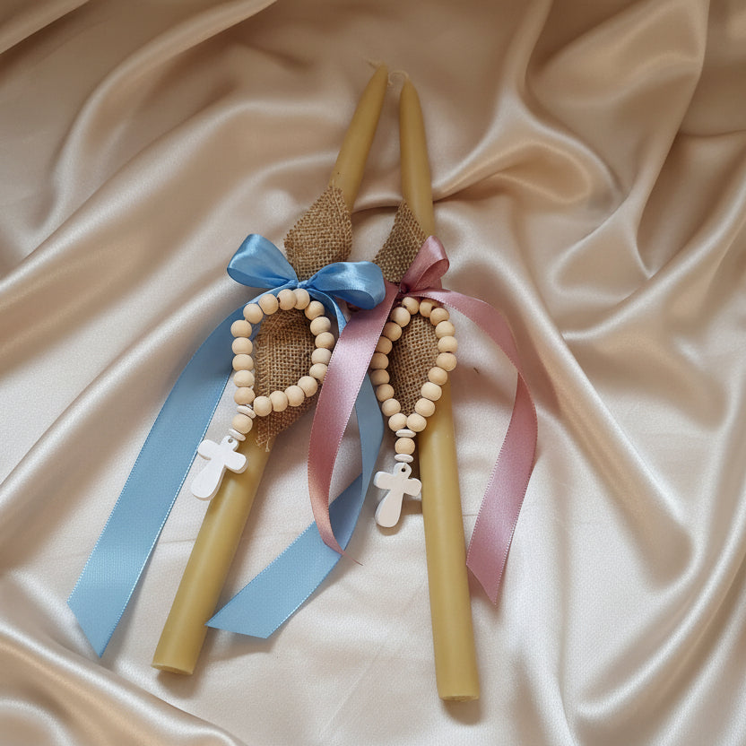 Palm Sunday candles - Orthodox Easter - Lambathes