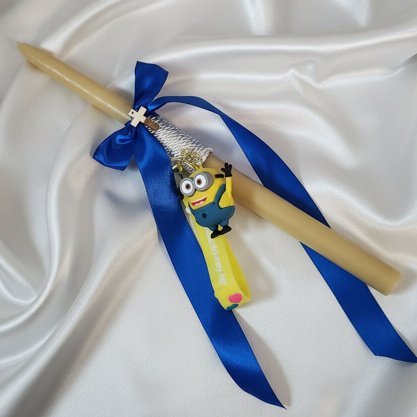 Beeswax Easter Palm Sunday Candles -  Lambathes character  theme