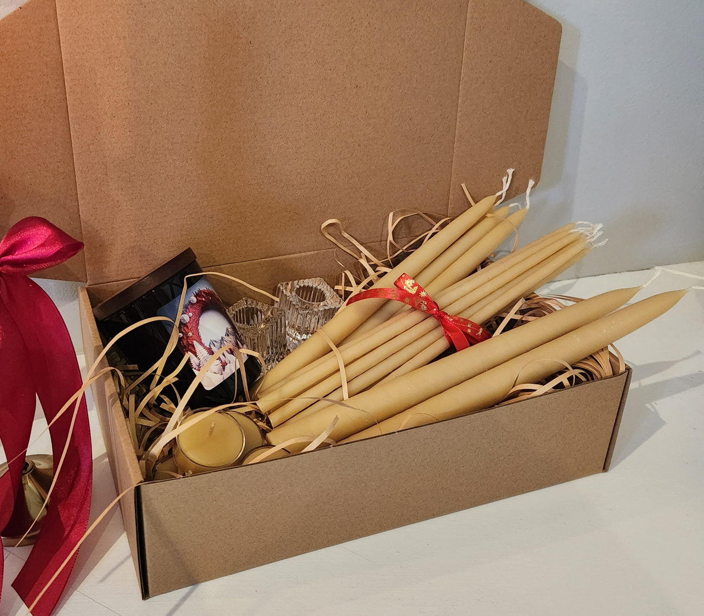 DELUXE BEESWAX CANDLE GIFT BOX - LIMITED EDITION