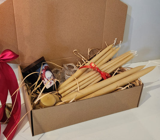 DELUXE BEESWAX CANDLE GIFT BOX - LIMITED EDITION