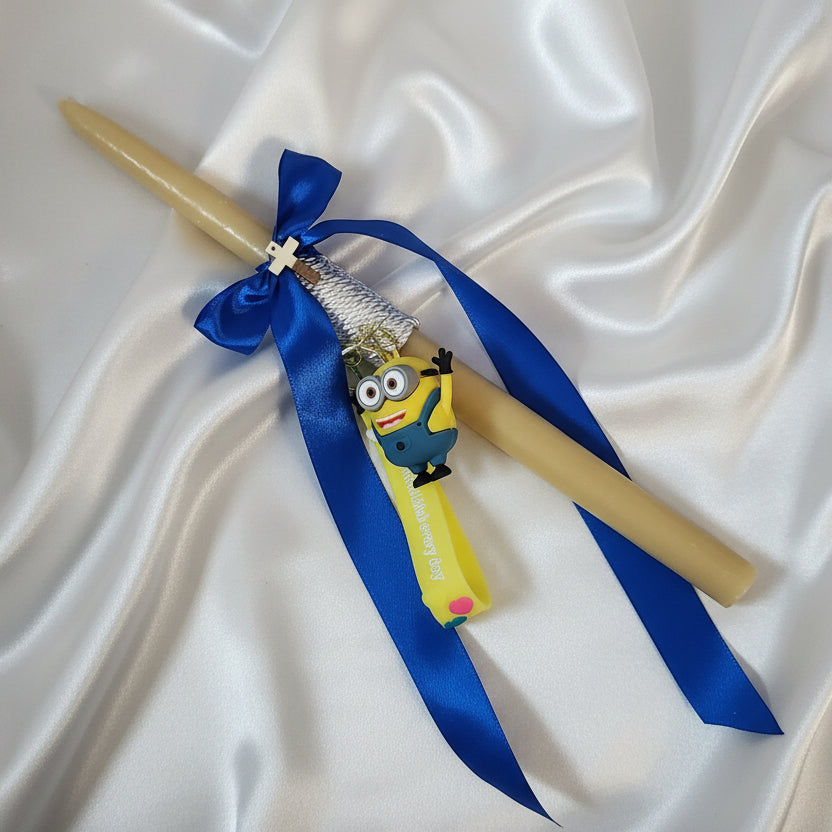 Beeswax Easter Palm Sunday Candles -  Lambathes character  theme