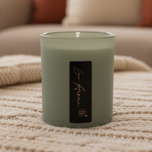 Pure vanilla scented candle