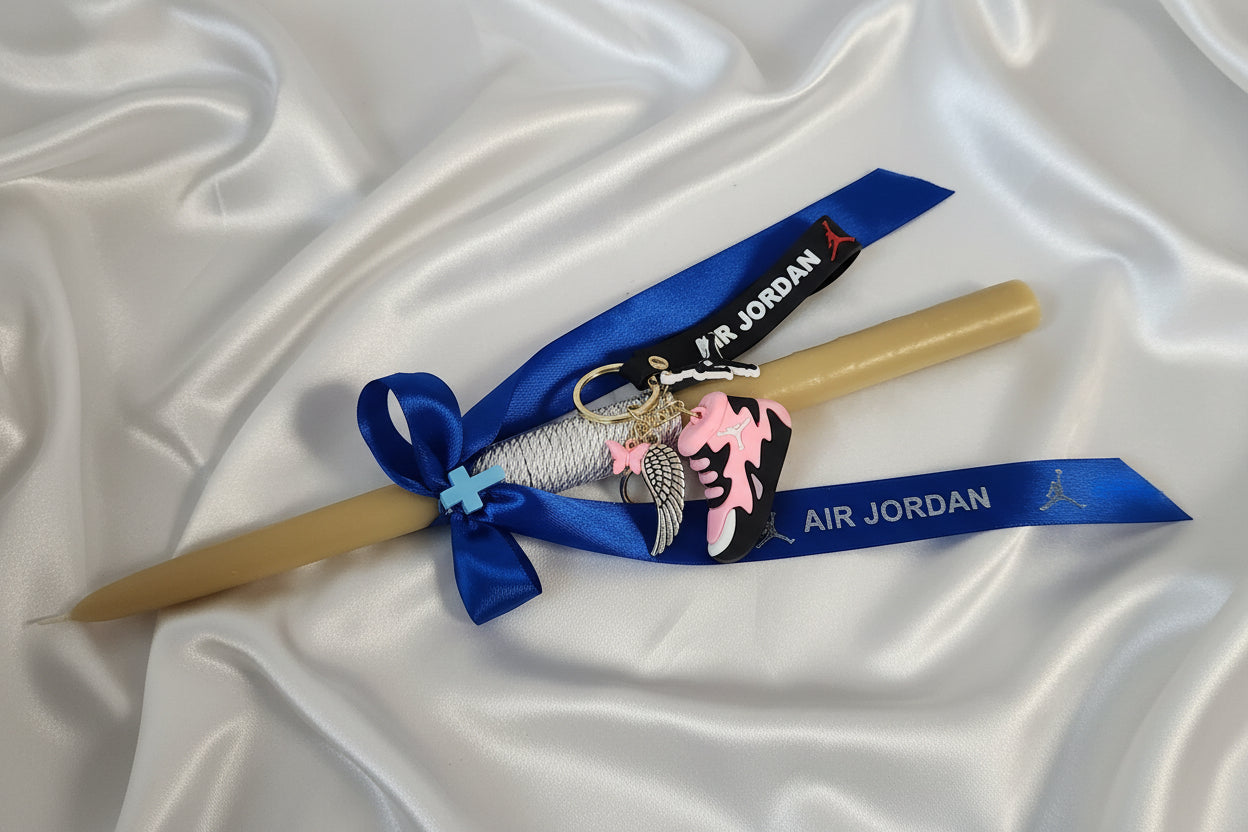 Beeswax Easter Palm Sunday Candles -  Lambathes character  theme