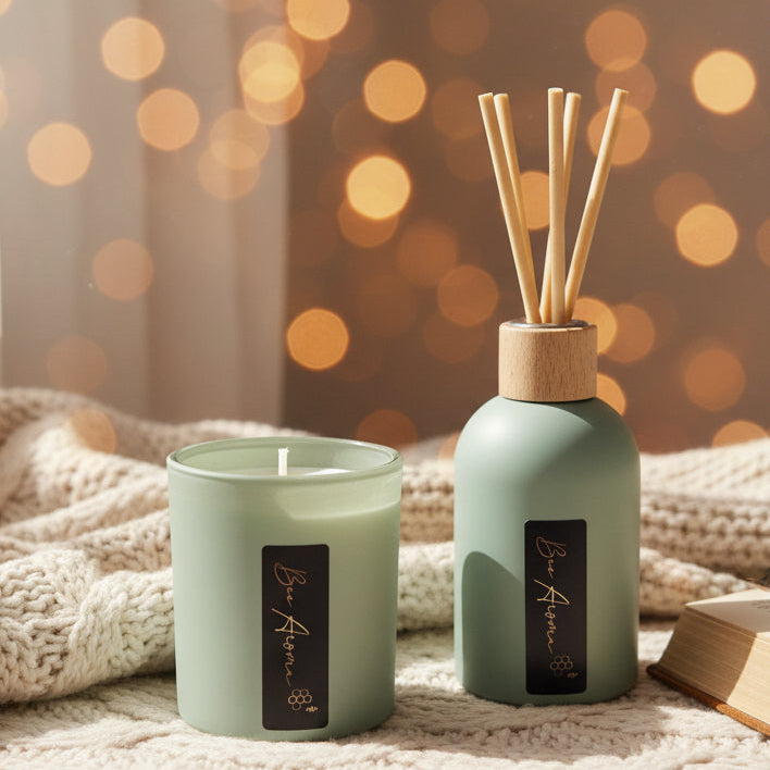 Limited Edition Mothers day Set - Scented Frankincense Candle & Diffuser