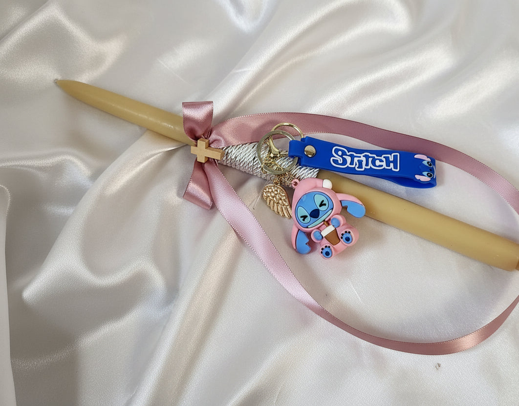 Beeswax Easter Palm Sunday Candles -  Lambathes character  theme