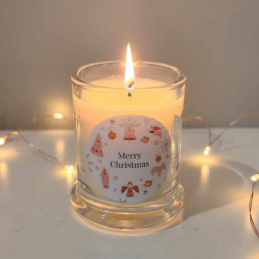 Mini Christmas Scented Candle