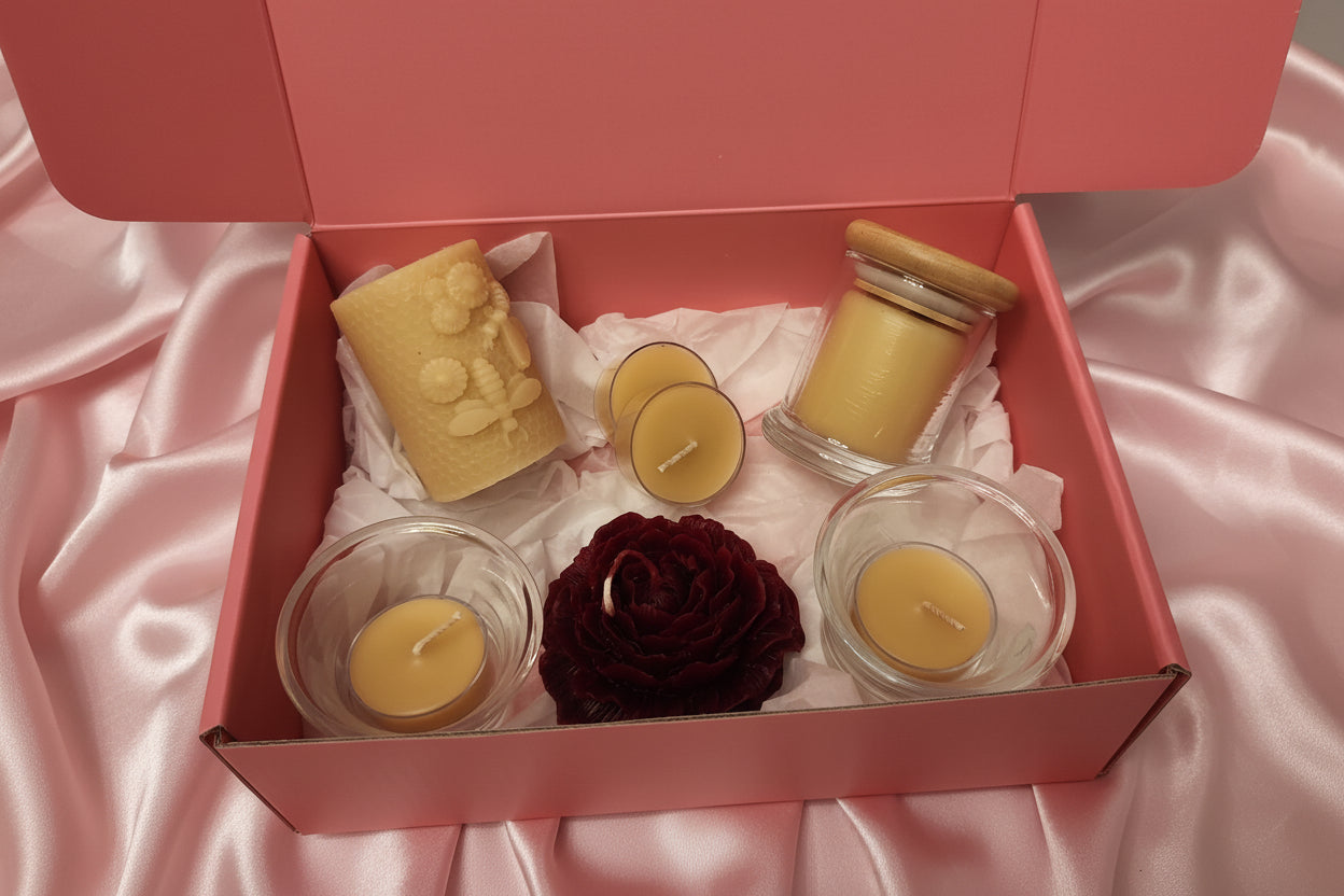 Mother's day beeswax candle gift box 💖
