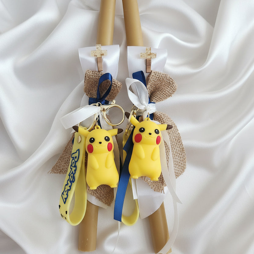 Beeswax Easter Palm Sunday Candles -  Lambathes Pokemon